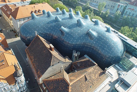 未來主義風格的格拉茨美術(shù)館設(shè)計（Kunsthaus Graz）