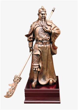 辦公室風(fēng)水?dāng)[件-關(guān)公擺件 你的辦公室里擺了嗎？